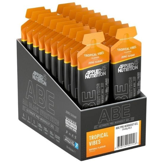 ABE - All Black Everything Gel, Tropical Vibes, 20 x 60g, Applied Nutrition - Vitax.ro