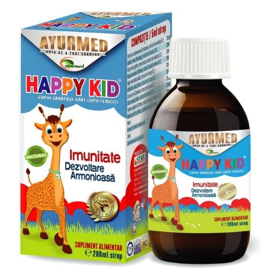 Happy Kid, Sirop, 200 Ml, Ayurmed