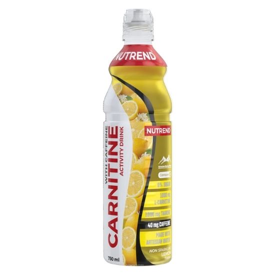 Carnitine Activity Drink with Caffeine, Non Sparkling Lemon, 8 x 750 ml, Nutrend