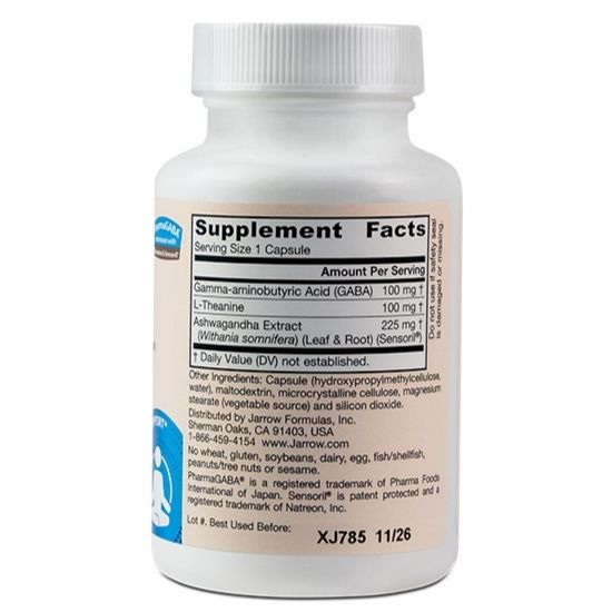 GABA Soothe, 30 vcaps, Jarrow Formulas - Vitax.ro