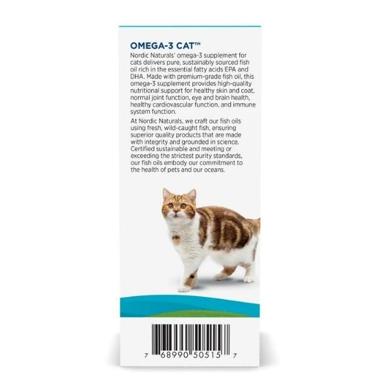 Omega-3 Cat, 60 ml, Nordic Naturals - Vitax.ro