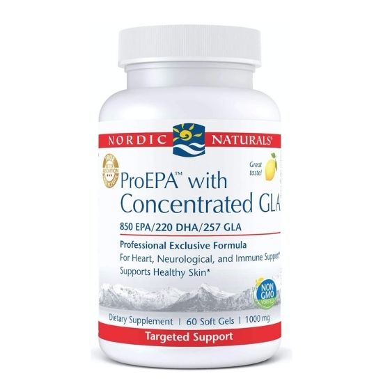 ProEPA with Concentrated GLA, Lemon, 60 softgels, Nordic Naturals - Vitax.ro