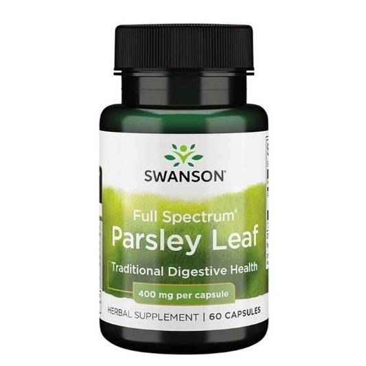 Full Spectrum Parsley Leaf, 400mg, 60 caps, Swanson - Vitax.ro