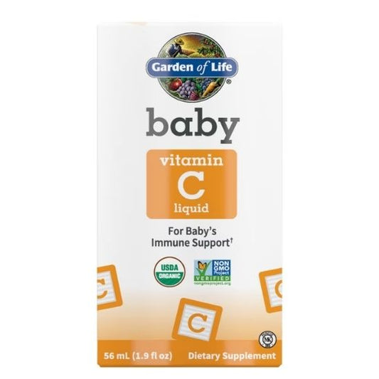 Baby Vitamin C Liquid, 56 ml, Garden of Life - Vitax.ro