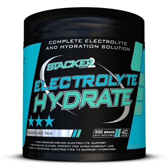 Electrolyte Hydrate, Peach Iced Tea, 300g, Stacker2 Europe | Vitax.ro