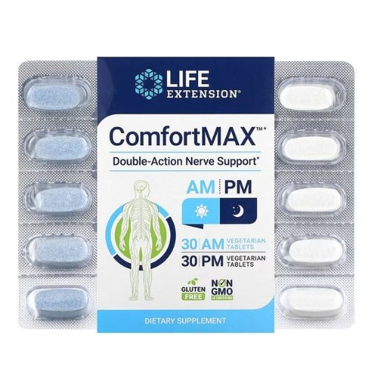 ComfortMax - 30 AM + 30 PM vegetarian tabs, Life Extension - Vitax.ro