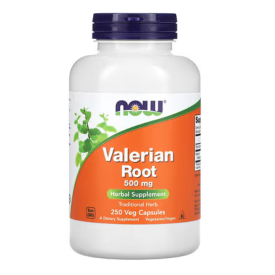 Valerian Root, 500mg, 250 vcaps, NOW Foods - Vitax.ro