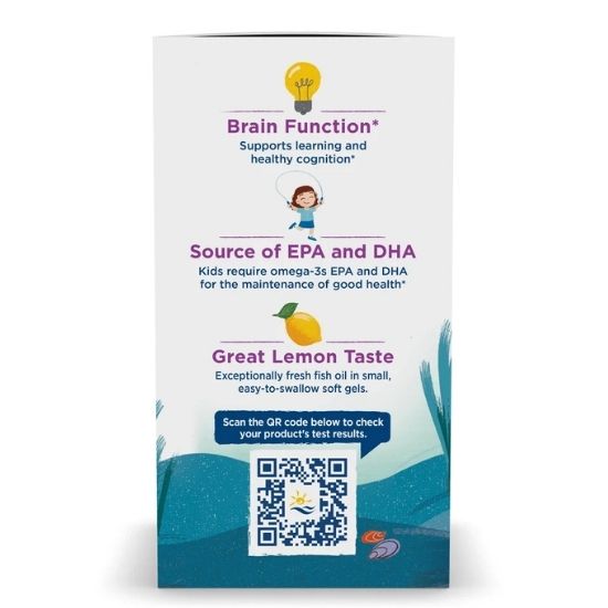 Complete Omega Junior, 283mg, Lemon, 90 softgels, Nordic Naturals - Vitax.ro