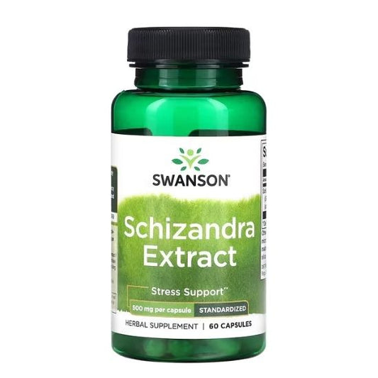 Schizandra Extract, 500mg, 60 caps, Swanson - Vitax.ro