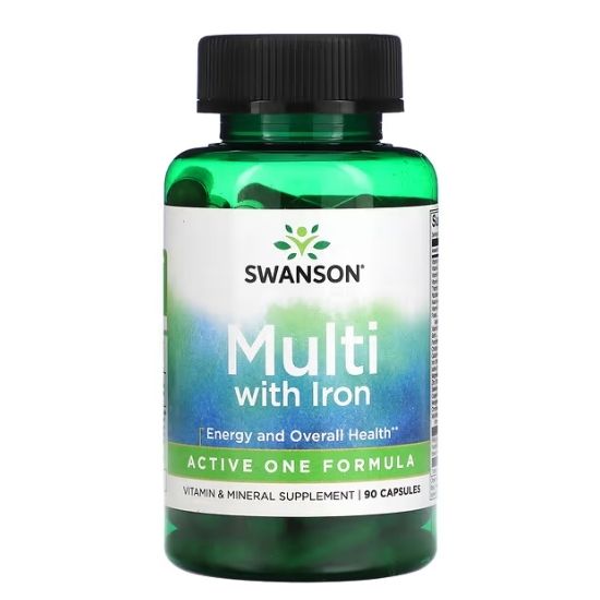 Multi with Iron, 90 caps, Swanson - Vitax.ro