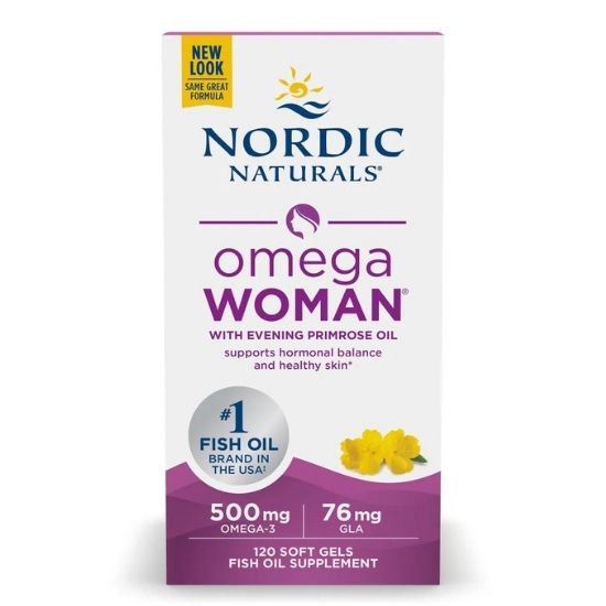 Omega Woman, 500mg, 120 softgels, Nordic Naturals - Vitax.ro