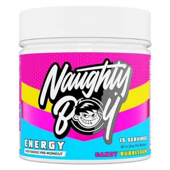 Energy, Candy Bubblegum, 195g, Naughty Boy - Vitax.ro