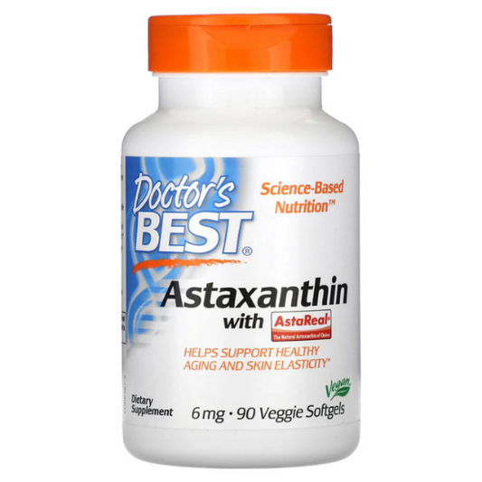 Astaxanthin with AstaPure, 6mg - 90 veggie softgels - Vitax.ro