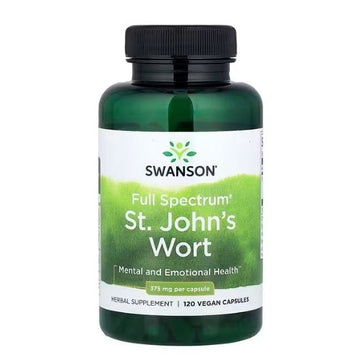 St. John's Wort, 375mg, 120 caps, Swanson - Vitax.ro