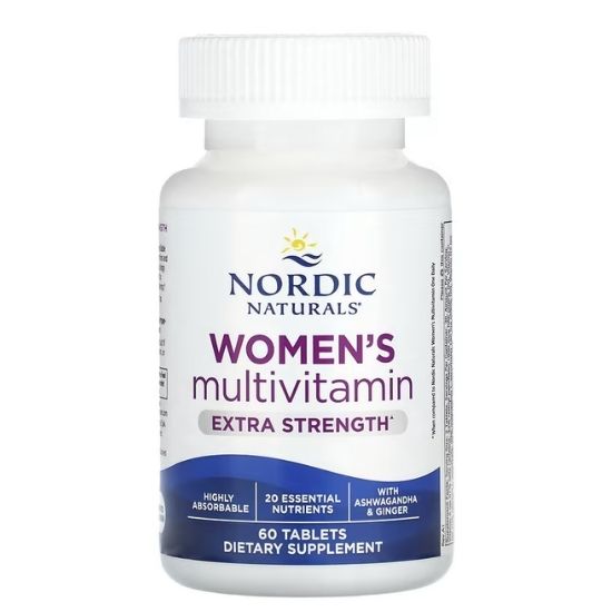 Women's Multivitamin Extra Strength, 60 tablets, Nordic  Naturals - Vitax.ro