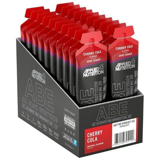 ABE - All Black Everything Gel, Cherry Cola, 20 x 60g, Applied Nutrition - Vitax.ro