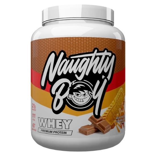 Advanced Whey, Milk Chocolate Caramel Biscuit, 2010g, Naughty Boy - Vitax.ro