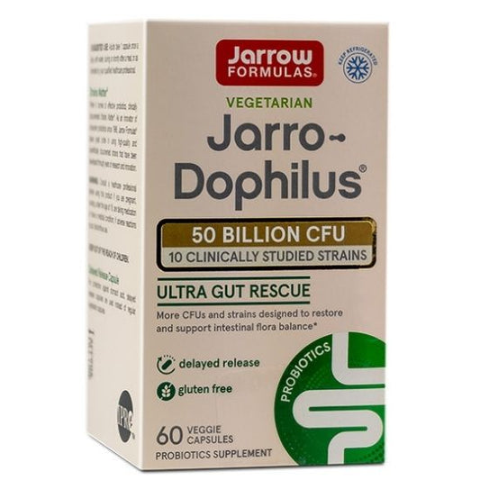 Jarro-Dophilus Ultra,  DRcaps, Flacon cu 60 Capsule Vegetale, Jarrow Formulas - Vitax.ro
