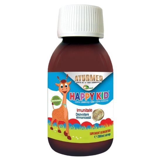 Happy Kid, Sirop, 200 Ml, Ayurmed | Vitax.ro