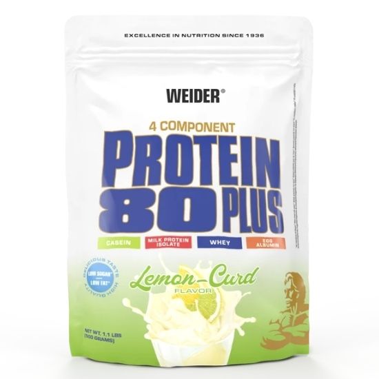 Protein 80 Plus, Lemon-Curd, 500g, Weider