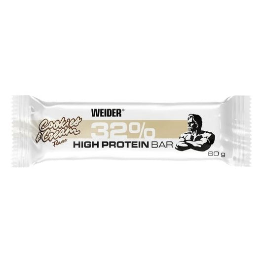 32% Protein Bar, Cookies & Cream, 60 g, Weider