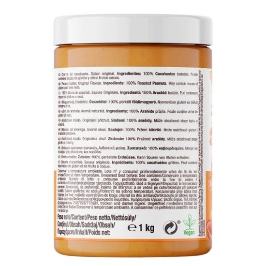 Peanut Butter Smooth, 1000g, Weider | Vitax.ro