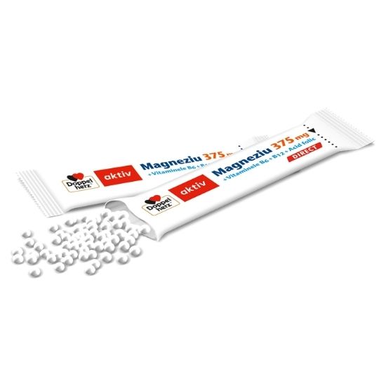 Magneziu 375 mg + Vitaminele B6 + B12 + Acid folic, Direct, 20 plicuri, Doppelherz - Vitax.ro