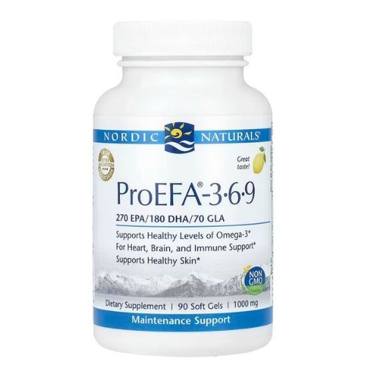 ProEFA - 3.6.9, Lemon, 90 softgels, Nordic Naturals - Vitax.ro