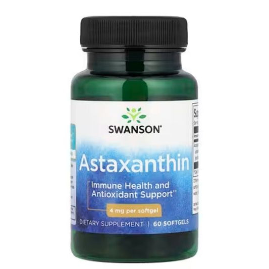 Astaxanthin, 4mg, 60 softgels, Swanson - Vitax.ro