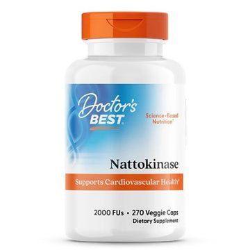 Nattokinase, 2000 FUs, 270 vcaps, Doctor's Best - Vitax.ro
