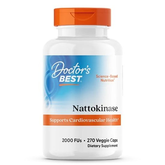 Nattokinase, 2000 FUs, 270 vcaps, Doctor's Best - Vitax.ro