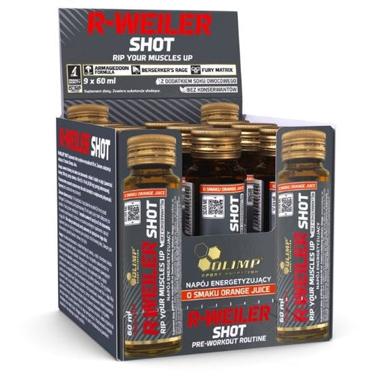 R-Weiler Shot, Orange Juice, 9 x 60 ml, Olimp Nutrition - Vitax.ro