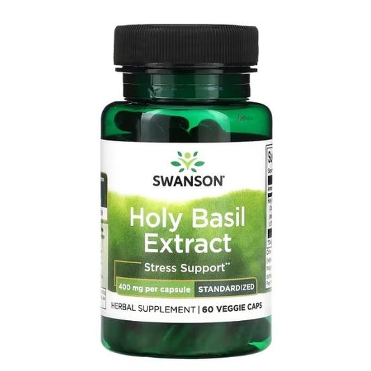 Holy Basil Extract, 400mg, 60 caps, Swanson - Vitax.ro