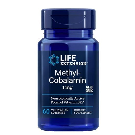 Methylcobalamin, 1mg, 60 vegetarian lozenges, Life Extension - Vitax.ro