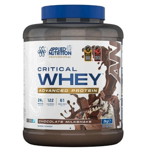 Critical Whey, Chocolate Milkshake, 2000g, Applied Nutrition - Vitax.ro