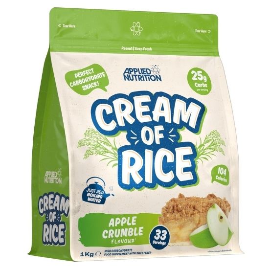 Cream of Rice, Apple Crumble, 1000g, Applied Nutrition