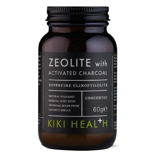 Zeolite With Activated Charcoal Powder, 60g, KIKI Health