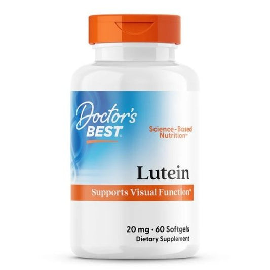 Lutein, 20mg, 60 softgels, Doctor's Best - Vitax.ro