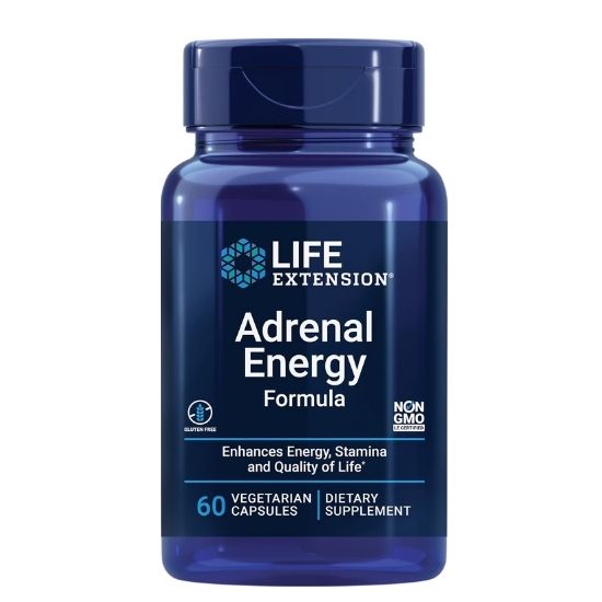 Adrenal Energy Formula, 60 vcaps, Life Extension - Vitax.ro