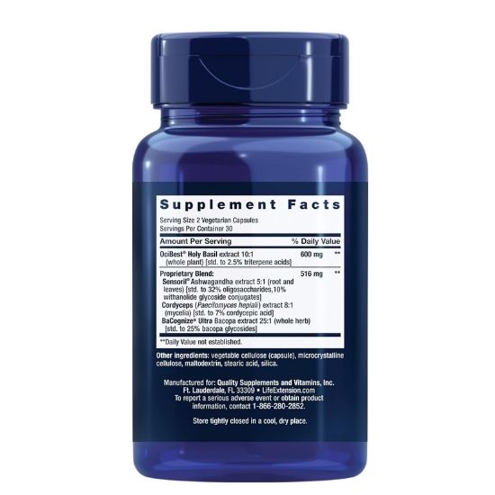 Adrenal Energy Formula, 60 vcaps, Life Extension - Vitax.ro