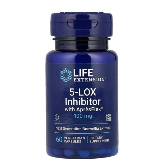 5-LOX Inhibitor cu ApresFlex, 100mg, 60 vcaps, Life Extension - Vitax.ro