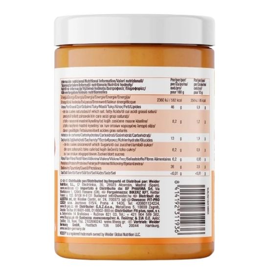 Peanut Butter Smooth, 1000g, Weider | Vitax.ro