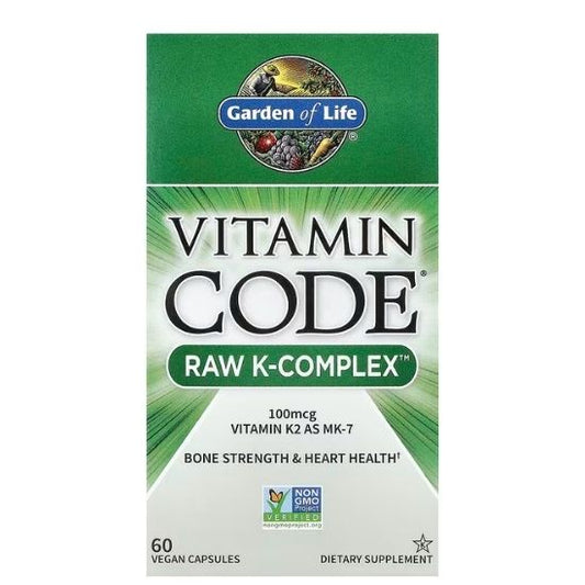 Vitamin Code Raw K-Complex, 60 vegan caps, Garden of Life - Vitax.ro