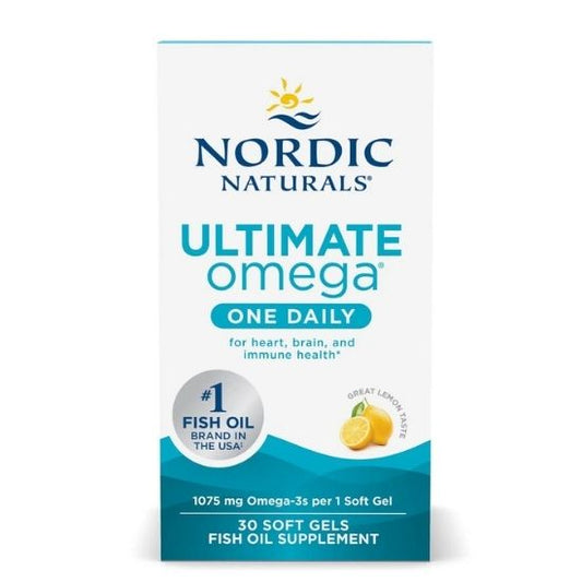 Ultimate Omega One Daily, 1075 mg Lemon, 30 softgels, Nordic Naturals - Vitax.ro