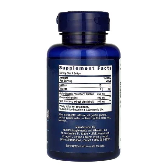 Cognitex Basics, 30 softgels, Life Extension - Vitax.ro