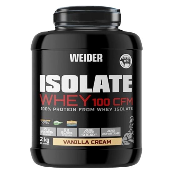 Isolate Whey 100 CFM, Vanilla Cream, 2000g, Weider