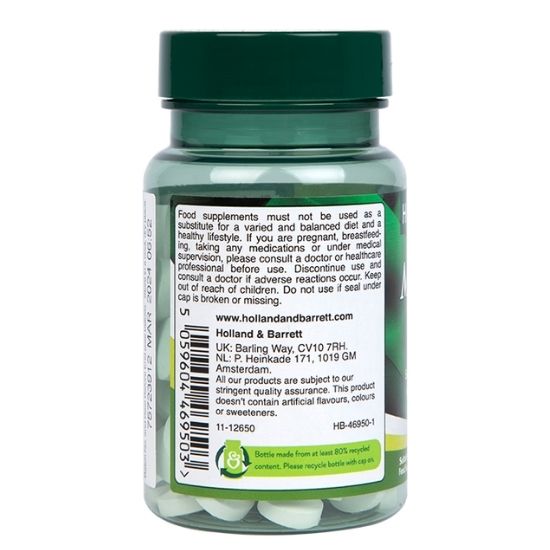 Magnesium with Zinc, 90 tabs, Holland & Barrett - Vitax.ro