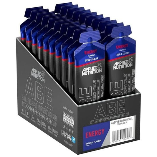 ABE All Black Everything Gel, Energy, 20 x 60g,  Applied Nutrition - Vitax.ro