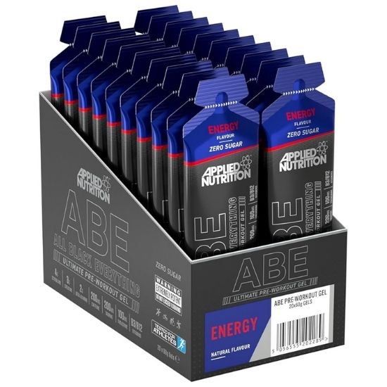 ABE All Black Everything Gel, Energy, 20 x 60g,  Applied Nutrition - Vitax.ro