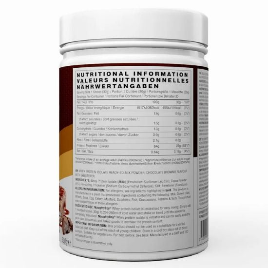 Iso-9, Chocolate Brownie, 900g, Naughty Boy - Vitax.ro